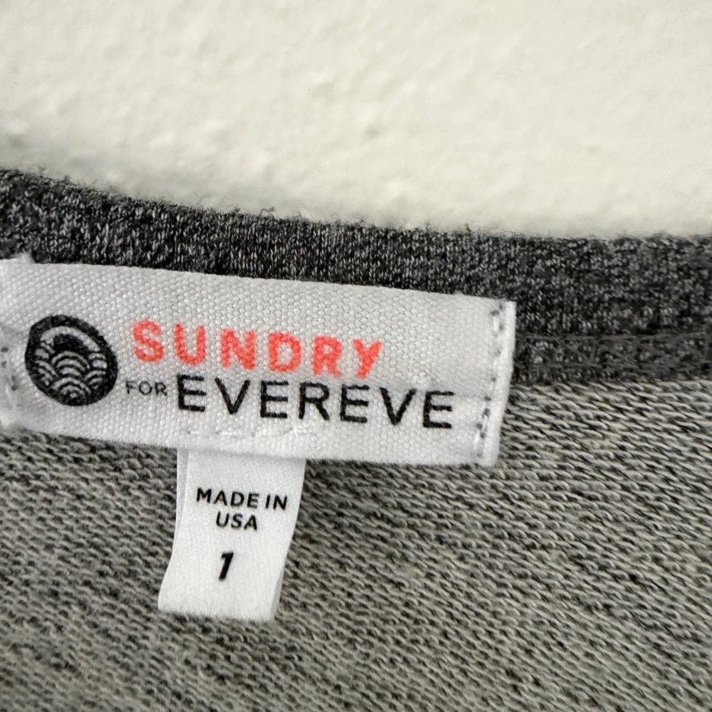 SUNDRY by Evereve Heathered Gray Weekender Tank Top Dress size 1 (small) - Picture 7 of 13